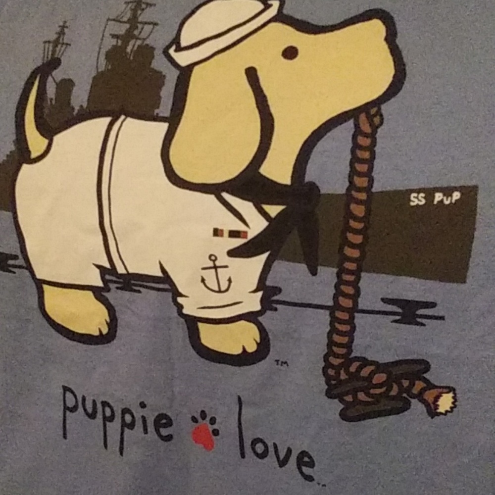 Army gear sports gear "puppy love, rescue" t-shirt